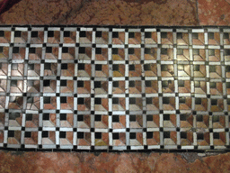 Mosaic on the floor of the Basilica di San Marco church