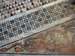 Mosaics on the floor of the Basilica di San Marco church