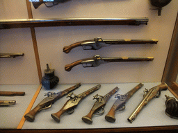 Guns at the armoury of the Palazzo Ducale palace