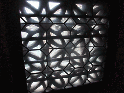 Grated window in the Ponte dei Sospiri bridge