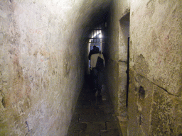 Miaomiao in a corridor at the Prigioni Nuove prison
