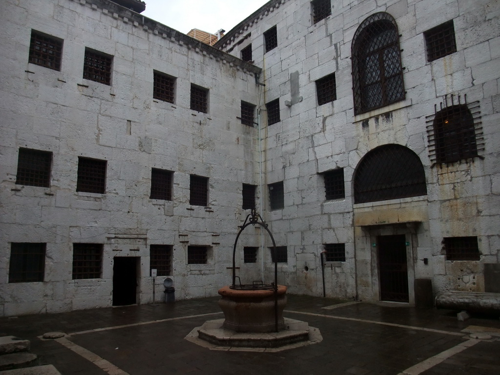 Inner courtyard of the Prigioni Nuove prison