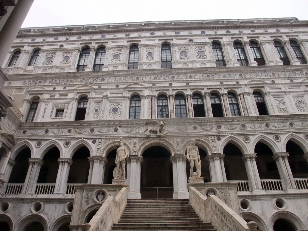 The Scala dei Giganti staircase at the Palazzo Ducale palace