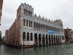 The Museo di Storio Naturale museum at the Fondaco dei Turchi building, viewed from the Canal Grande ferry