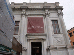 Front of the Gallerie dell`Accademia museum at the Campo della Carità square