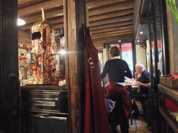 Interior of a restaurant in the Dorsoduro district