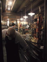 Interior of a restaurant in the Dorsoduro district