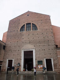 Front of the Chiesa di San Pantaleone Martire church at the Campo San Pantalon square
