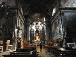 Nave, apse and altar of the Chiesa di San Pantaleone Martire church