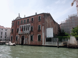 The Palazzo Priuli Bon palace, viewed from the Canal Grande ferry