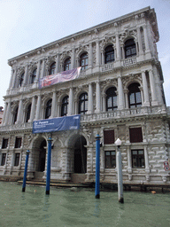 The Ca` Pesaro palace, viewed from the Canal Grande ferry