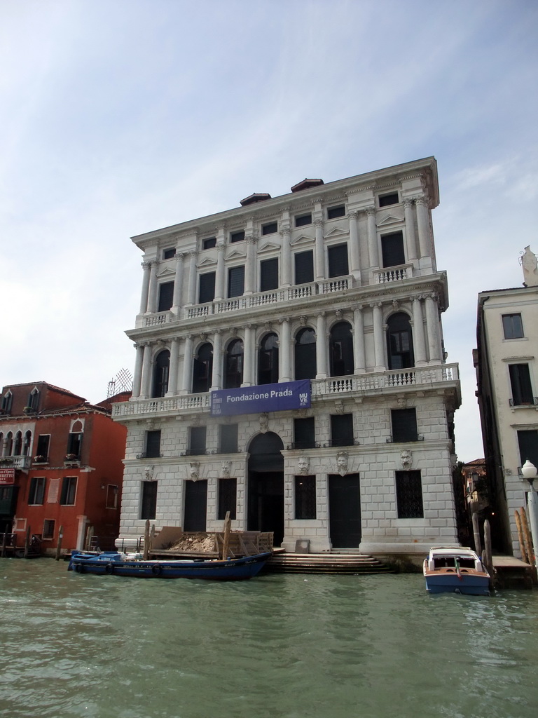 The Ca` Corner della Regina, viewed from the Canal Grande ferry