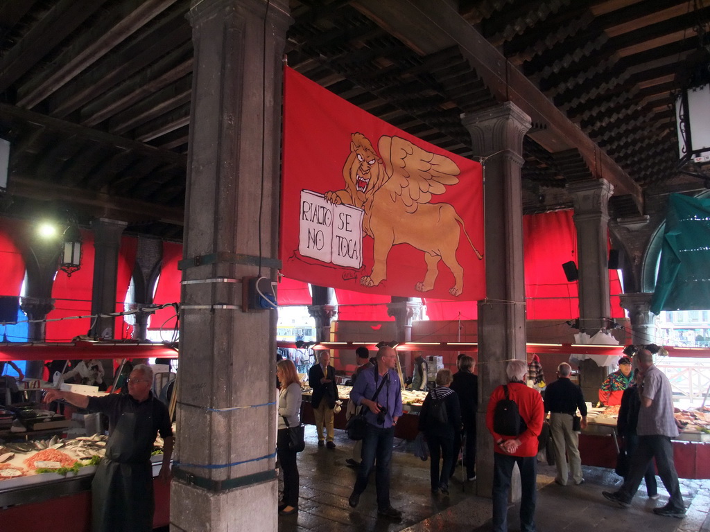 Fish market at the Mercato del Pesce al Minuto building