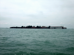 The San Sèrvolo island, viewed from the ferry to the Lido di Venezia island