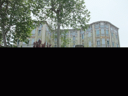 Front of the Ausonia Hungaria building at the Gran Viale Santa Maria Elizabetta street at the Lido di Venezia island