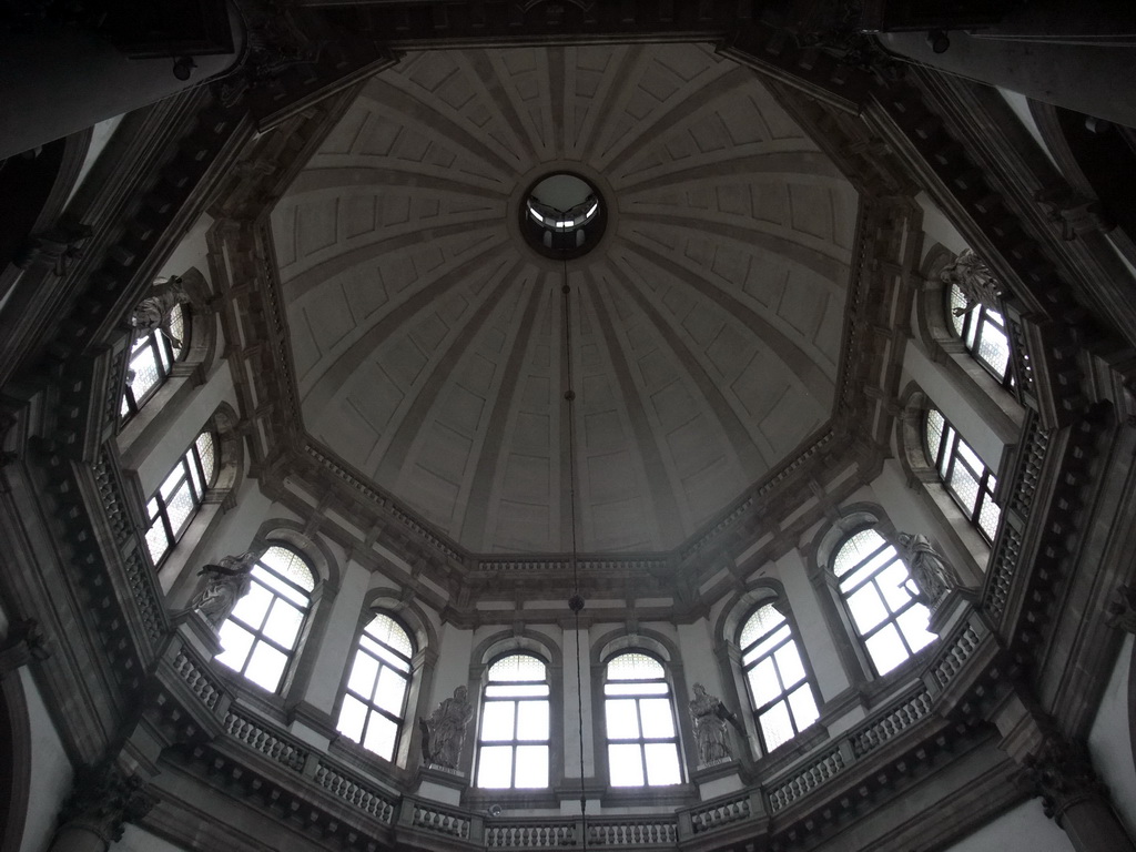 Ceiling of the dome of the Basilica di Santa Maria della Salute church