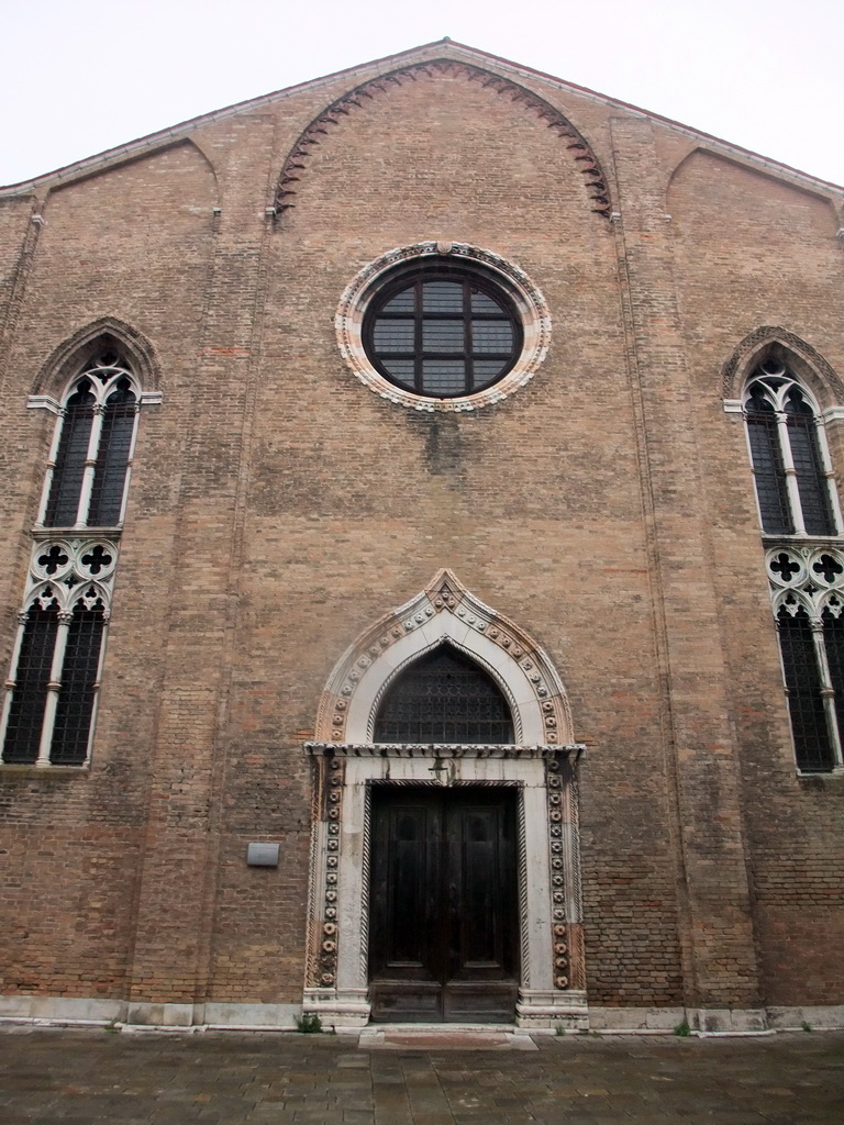 Front of the Chiesa di San Gregorio church at the Campo San Gregorio square