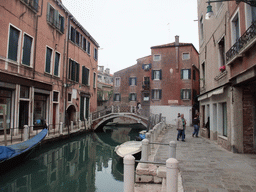 The Campiello Barbaro square and the Ponte San Cristoforo bridge over the Rio de le Toresele river