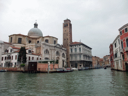 The Chiesa di San Geremia church and the Palazzo Labia palace, viewed from the Canal Grande ferry