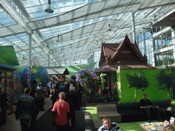 Right side of the Thailand pavilion in the Villa Flora building at the Green Engine section