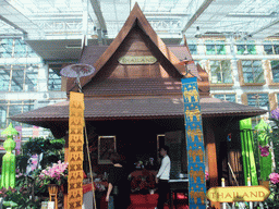 Front of the Thailand pavilion in the Villa Flora building at the Green Engine section