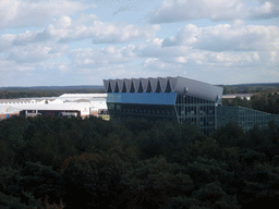 The Villa Flora building at the Green Engine section, viewed from the Floriadebaan funicular