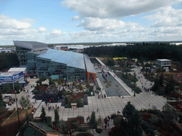 The Villa Flora Building and the Bloomin` Holland building at the Green Engine section, viewed from the Floriadebaan funicular