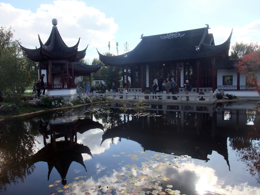 Pavilions of China with pool at the World Show Stage section