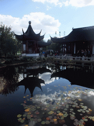 Pavilions of China with pool at the World Show Stage section
