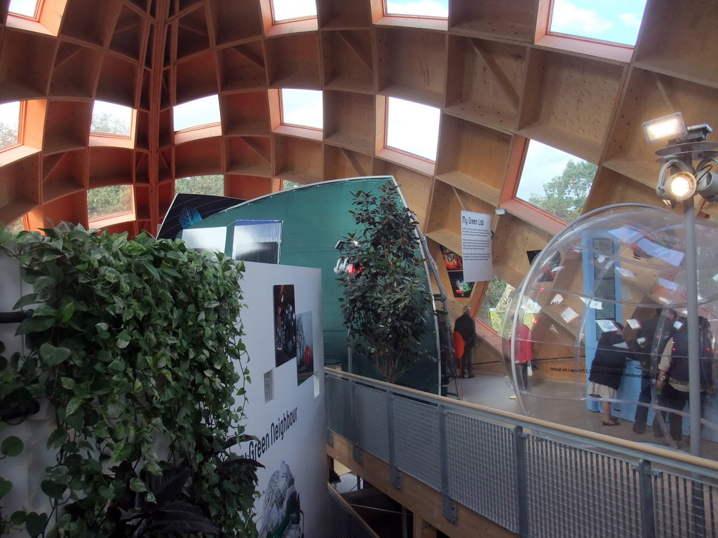 Upper floor of the My Green World building at the Education and Innovation section