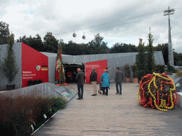 Front of the pavilion of North Rhine-Westphalia at the Environment section