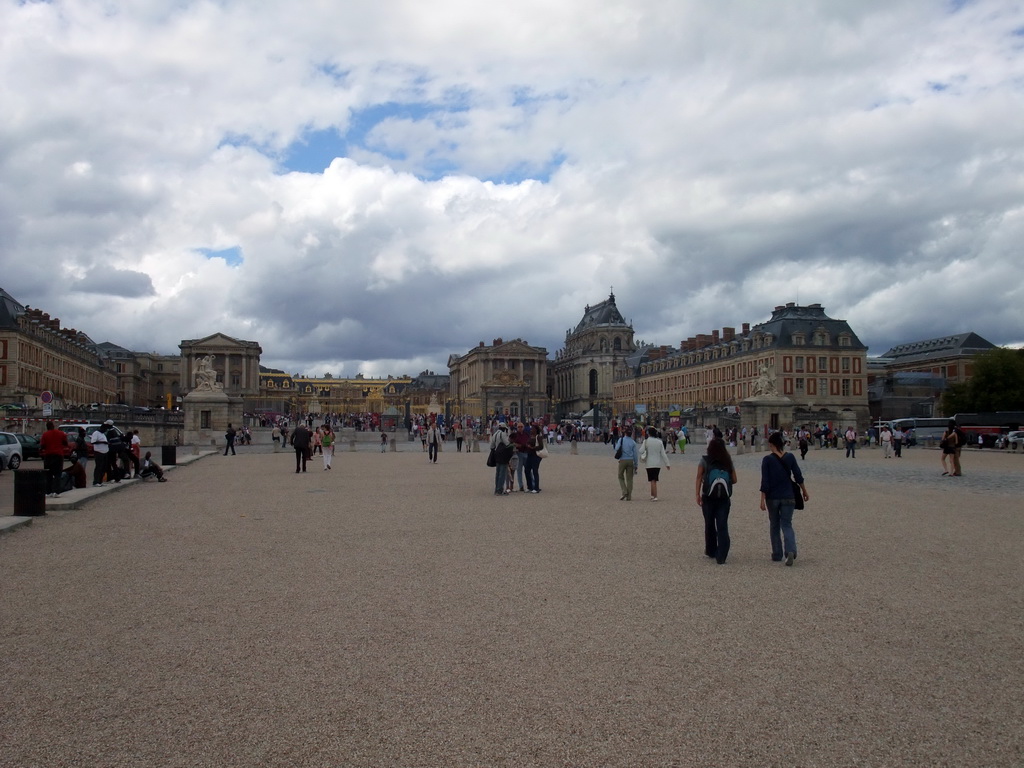 Front of the Palace of Versailles