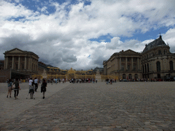 Front of the Palace of Versailles