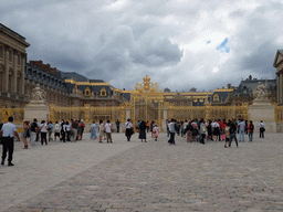 Entrance gate to the Palace of Versailles
