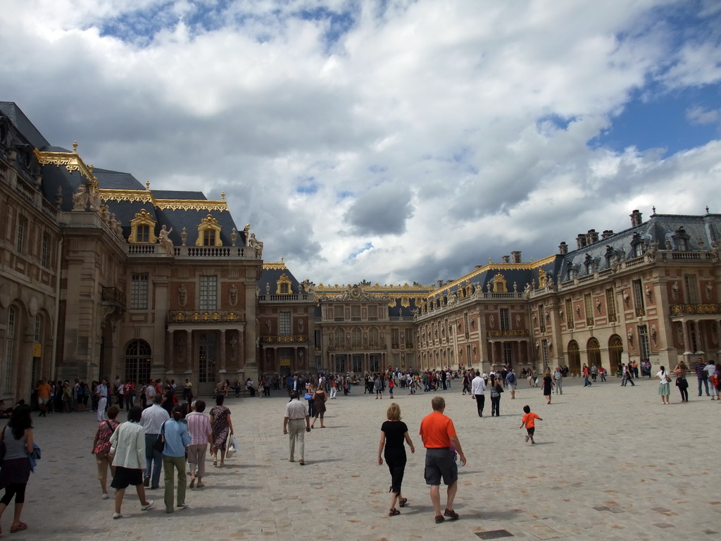 Front of the Palace of Versailles