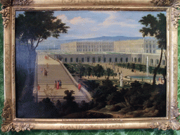 Painting of the Palace of Versailles, in the 17th Century Galleries in the Palace of Versailles