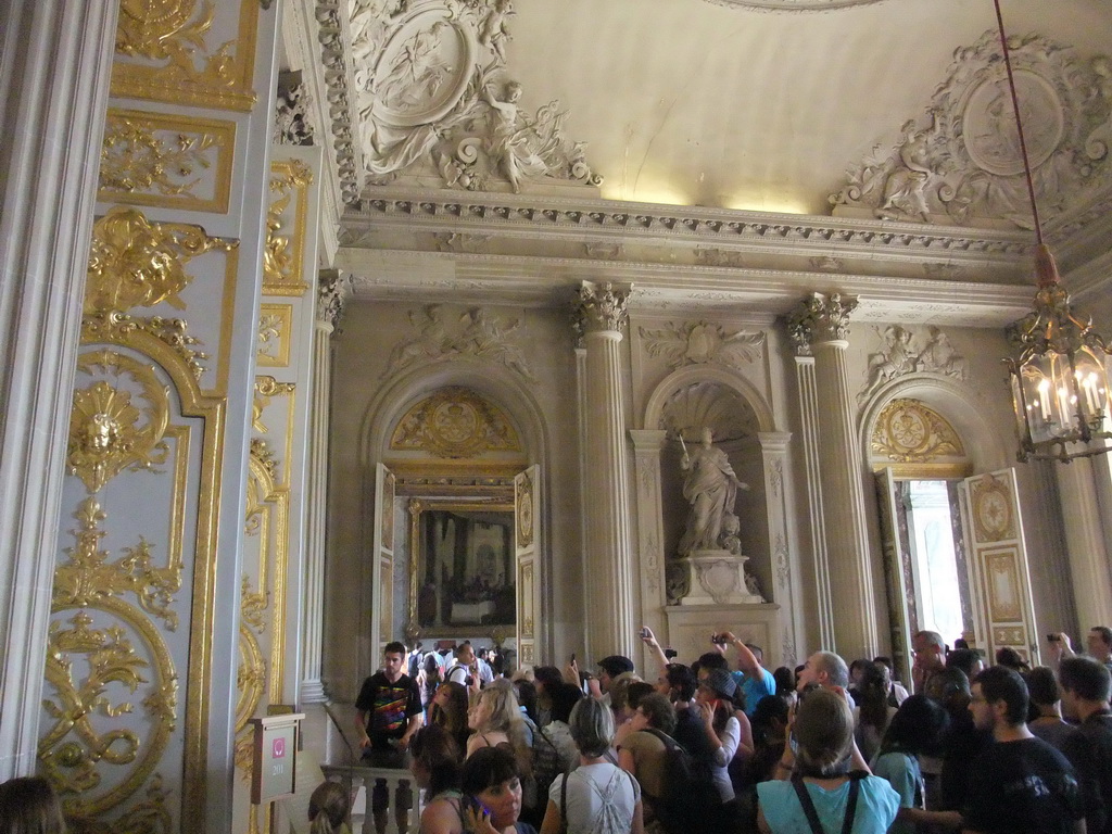 Hallway in front of the Tribune Royale of the Chapel of Versailles