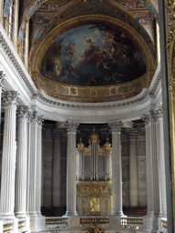 Apse and organ of the Chapel of Versailles, viewed from the Tribune Royale