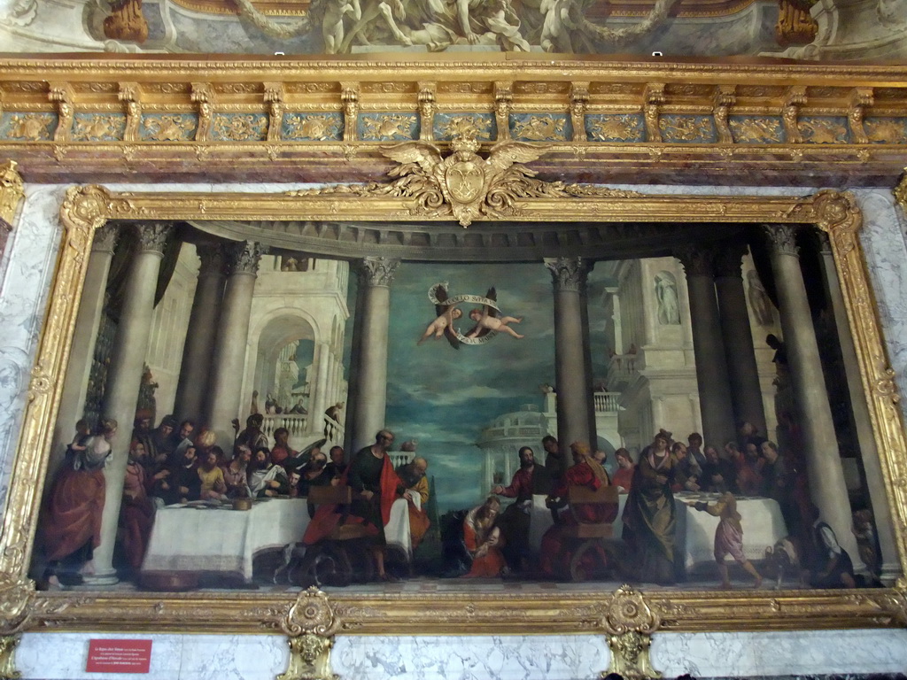 Painting in the Hercules Salon in the Grand Appartement du Roi in the Palace of Versailles