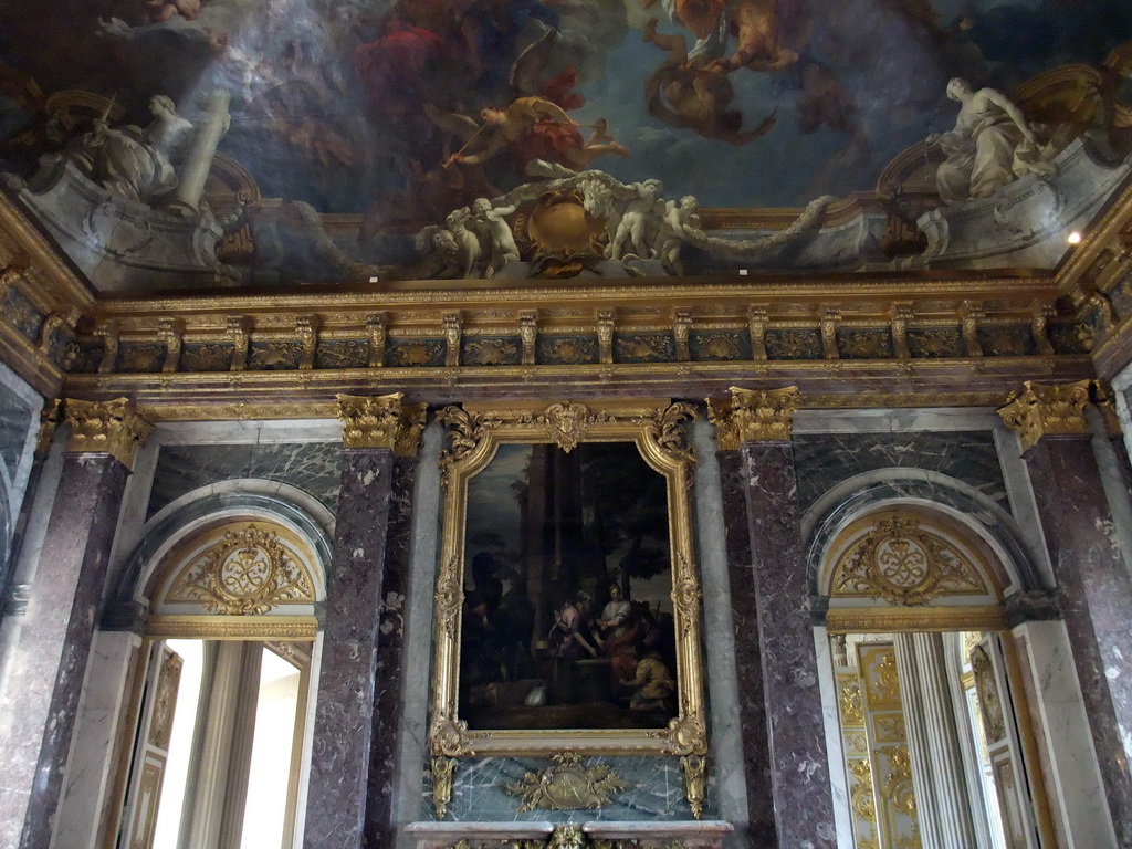 The Hercules Salon in the Grand Appartement du Roi in the Palace of Versailles