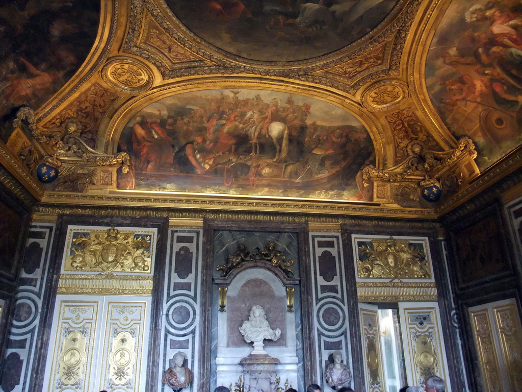 The Diane Salon in the Grand Appartement du Roi in the Palace of Versailles