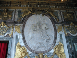 Relief of King Louis XIV in the Salon of War in the Palace of Versailles