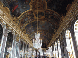 The Hall of Mirrors, in the Palace of Versailles