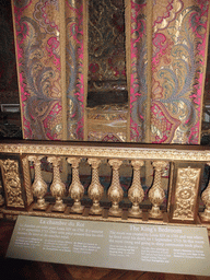 The King`s Bedroom in the Grand Appartement du Roi in the Palace of Versailles, with explanation