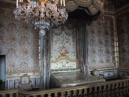 The Queen`s Bedroom in the Grand Appartement de la Reine in the Palace of Versailles