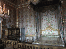 The Queen`s Bedroom in the Grand Appartement de la Reine in the Palace of Versailles