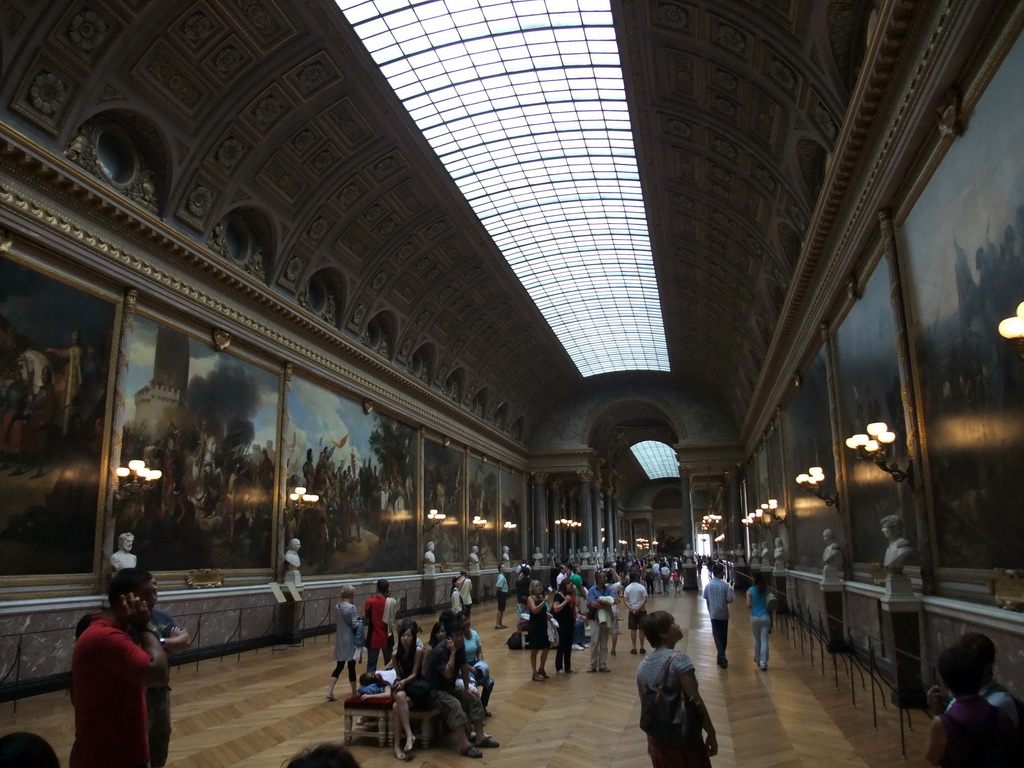 Miaomiao in the Battles Gallery in the Palace of Versailles