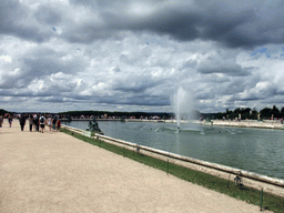 Parterre d`Eau fountain in the Gardens of Versailles
