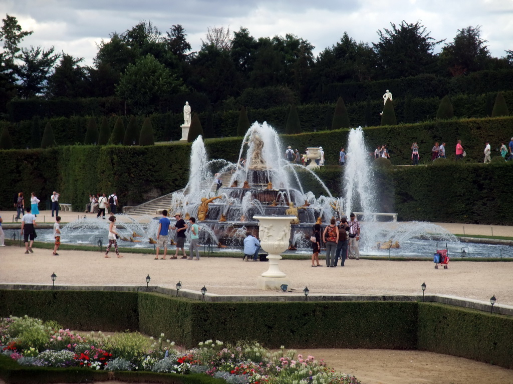 The Bassin de Latone fountain in the Gardens of Versailles