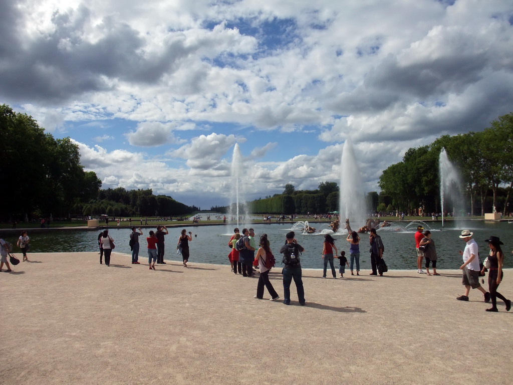 The Bassin d`Apollon in the Gardens of Versailles